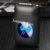 USB Rechargeable Flameless Windproof Acrylic Lighter Case - Black Eagle