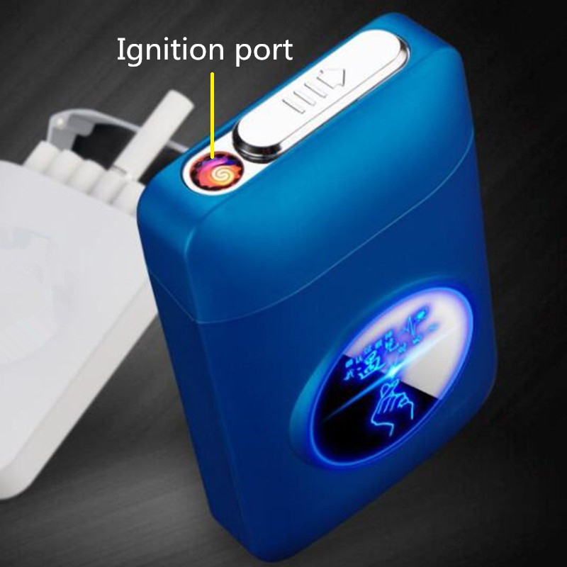 USB Rechargeable Flameless Windproof Acrylic Lighter Case detail 4 USB Rechargeable Flameless Windproof Acrylic Lighter Case detail 4