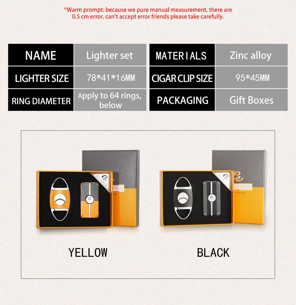 GALINER Classic Lighter and Cutter Set detail 9