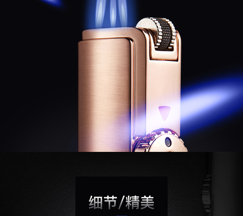 Jobon Triple JET Flame Lighter Turbo Torch detail 8