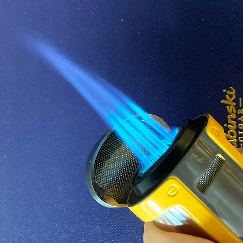 LUBINSKI Windproof Metal Lighter 4 Jet Torch detail 3 LUBINSKI Windproof Metal Lighter 4 Jet Torch detail 3