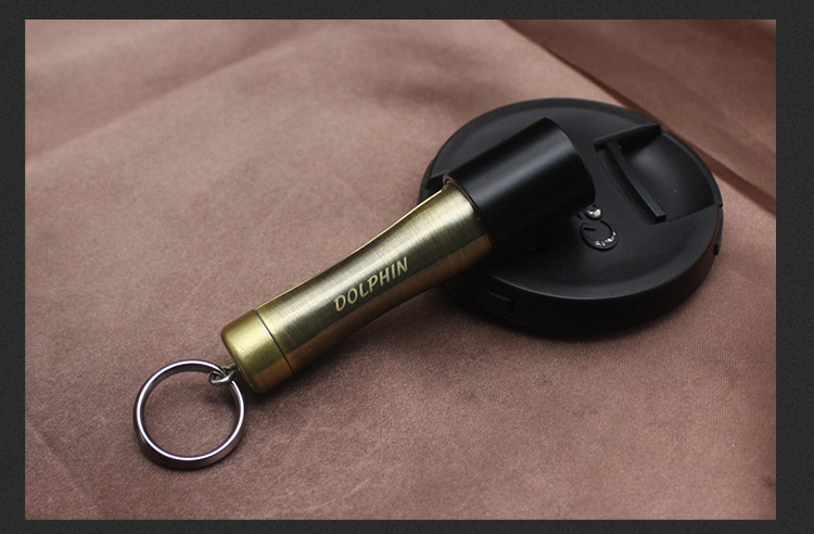 Waterproof Metal Flame Kerosene Lighter Compact Key Chain Flint Camping Survival Match detail 13
