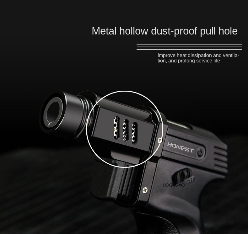 Windproof Jet Flame Torch Lighter Inflatable for Outdoor Camping BBQ detail 15