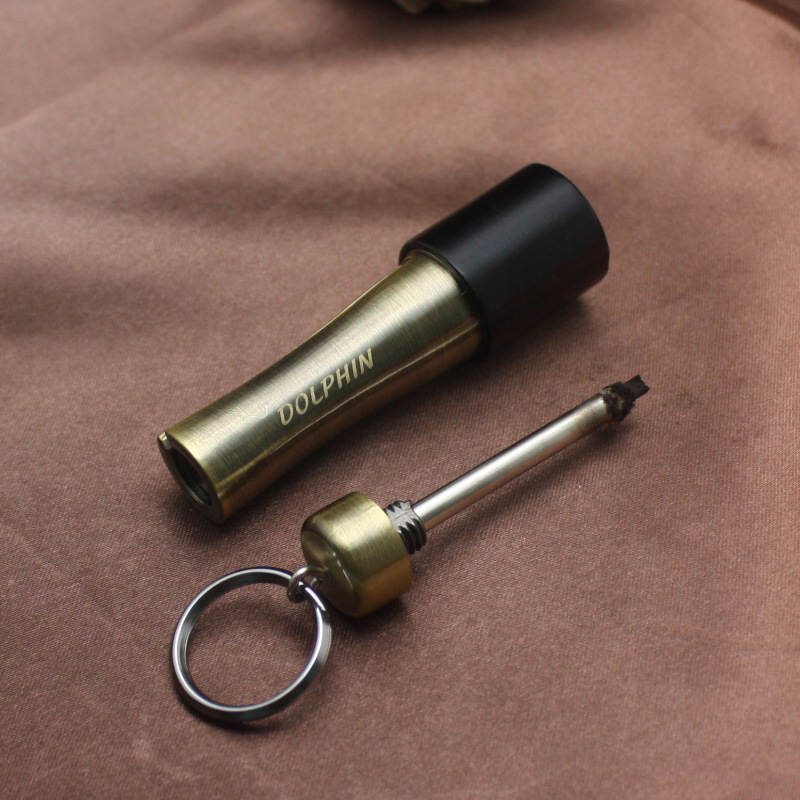 Waterproof Metal Flame Kerosene Lighter Compact Key Chain Flint Camping Survival Match detail 4 Waterproof Metal Flame Kerosene Lighter Compact Key Chain Flint Camping Survival Match detail 4