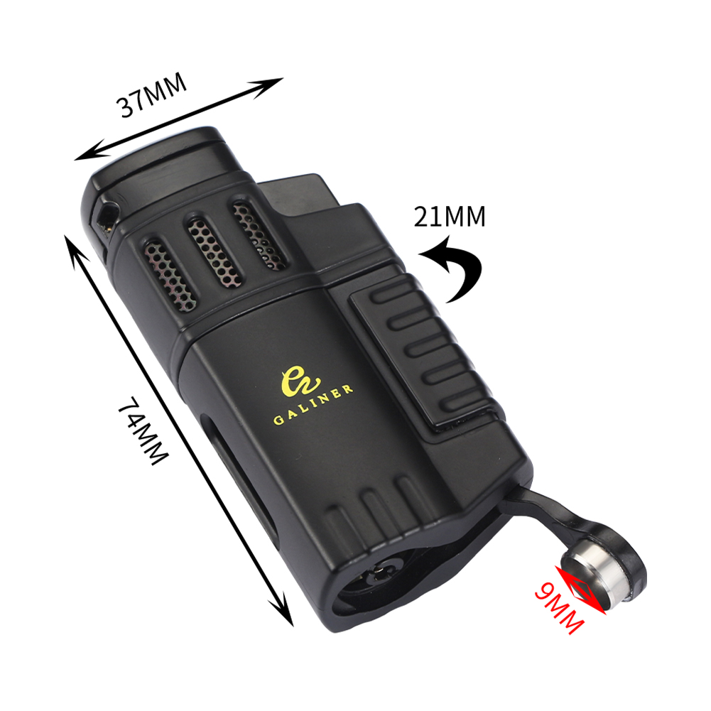 GALINER Set Steel Sharp Cutter Guillotine Gas Lighter detail 9