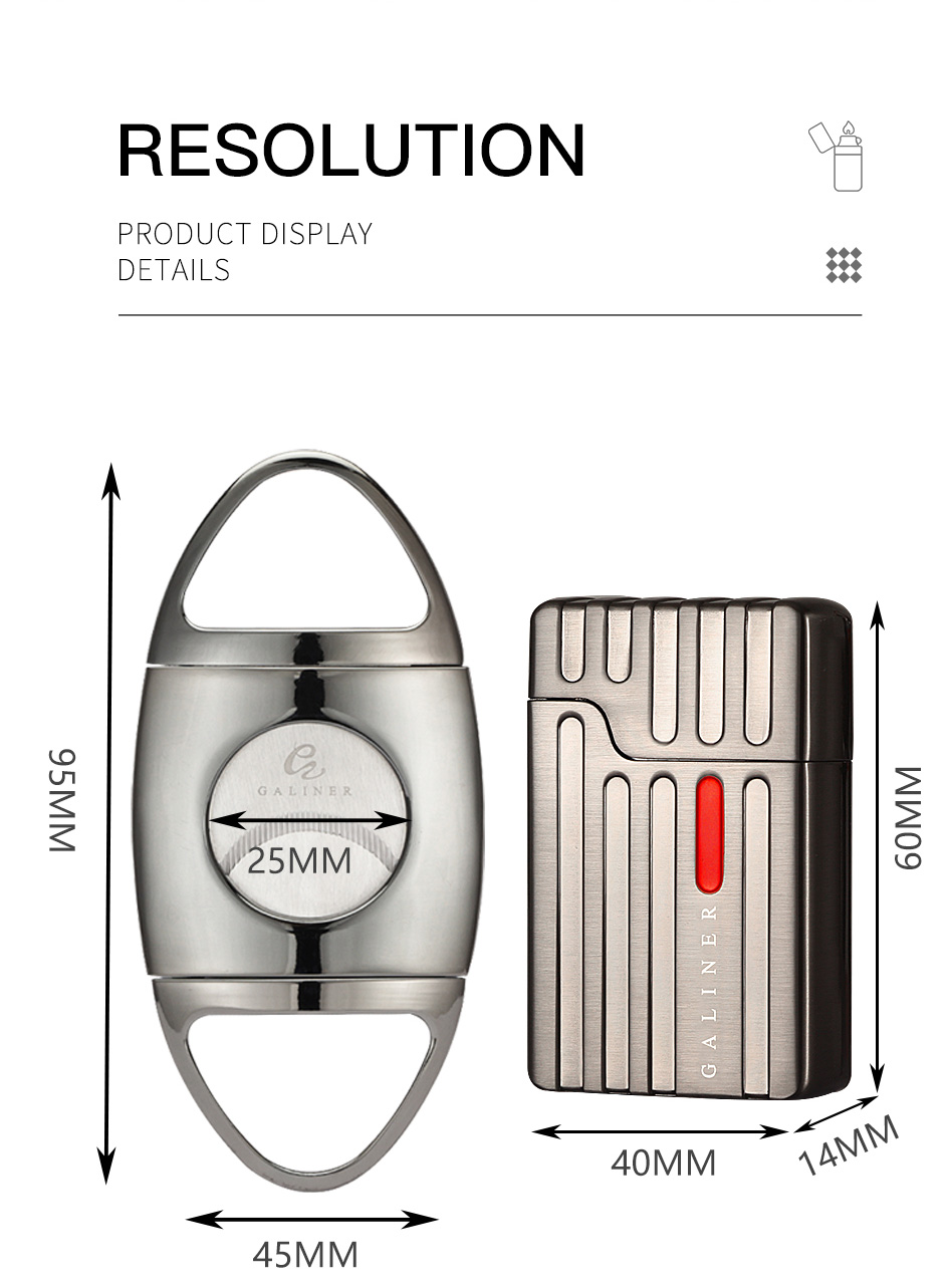 Galiner Jet Torch Lighter and Cutter Set detail 8