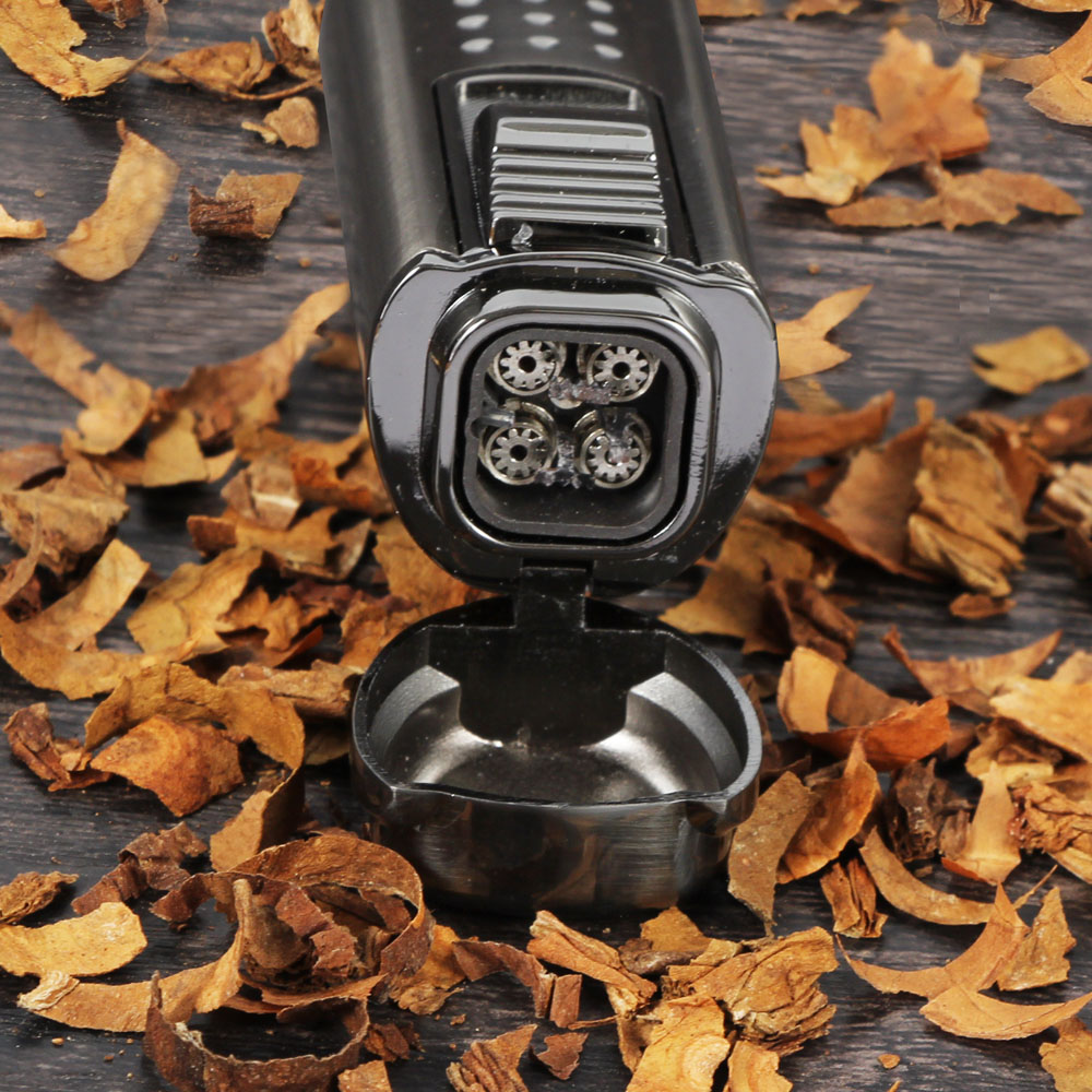 Galinor Lighter 4 Torch Jet Flames Adjustable Windproof Refillable detail 4 Galinor Lighter 4 Torch Jet Flames Adjustable Windproof Refillable detail 4