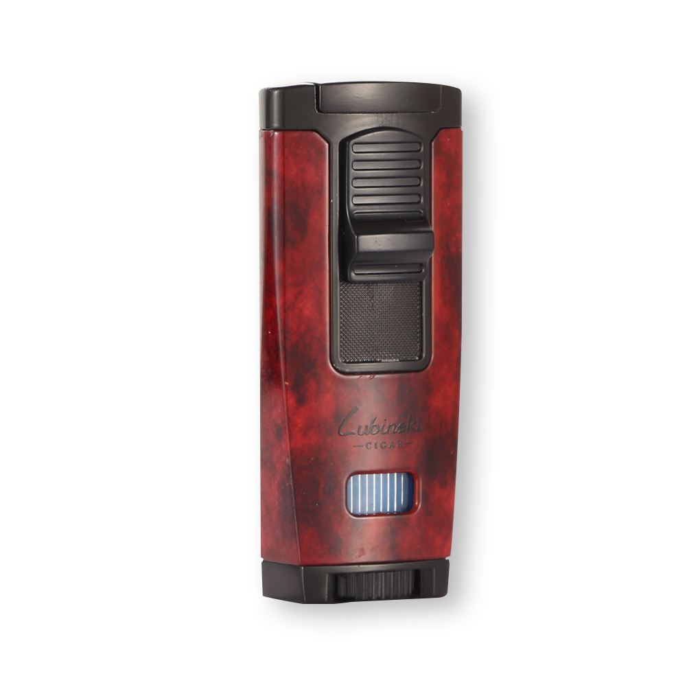 LUBINSKI Torch Lighter Metal Design - Brown