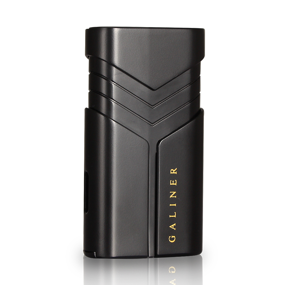 GalinER 2 Jet Flame Butane Torch Lighter Pocket Size - Black