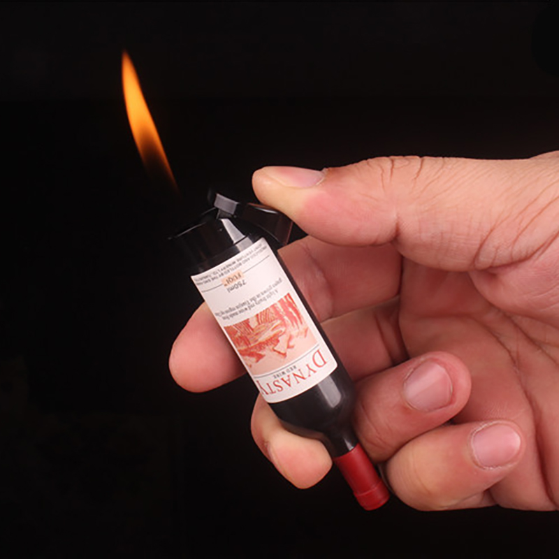 Whiskey Bottle Lighters Refillable Novelty Gift Idea for Wine Lovers detail 17