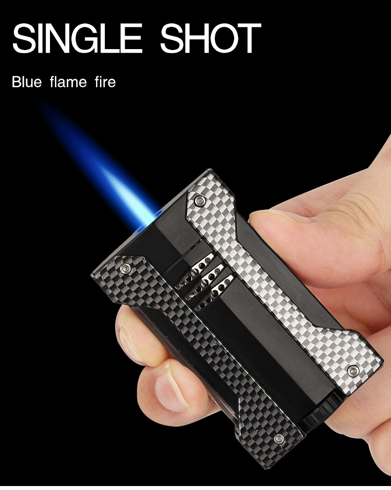 GalinER Refillable Torch Lighter Gas Fuel Adjustable Flame detail 9
