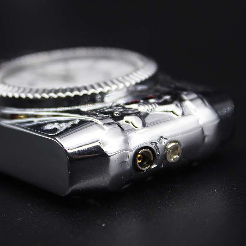 Gold Watch Style Jet Torch Turbo Gas Lighter Luxurious Design detail 6 Gold Watch Style Jet Torch Turbo Gas Lighter Luxurious Design detail 6