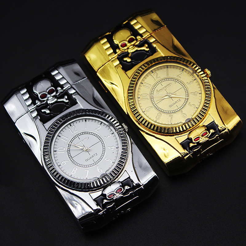 Gold Watch Style Jet Torch Turbo Gas Lighter Luxurious Design detail 21