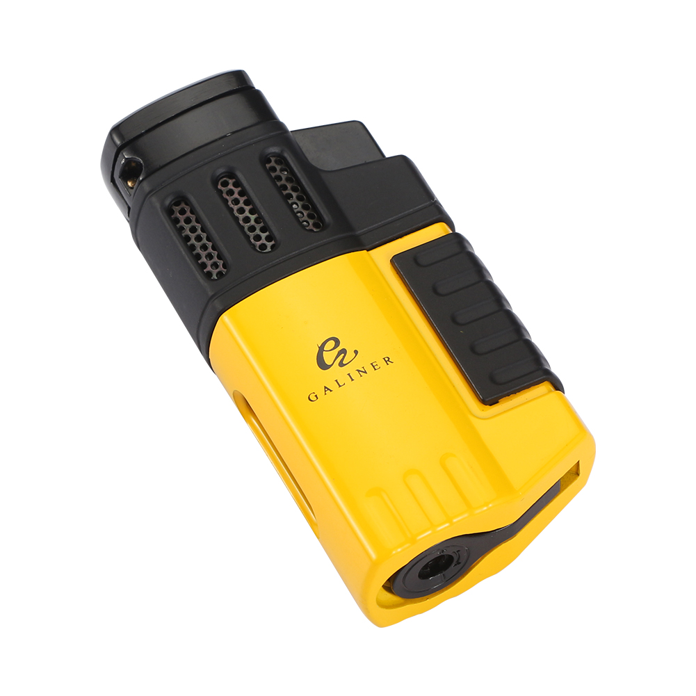 Windproof Jet Flame Torch Lighter GALINER - Yellow