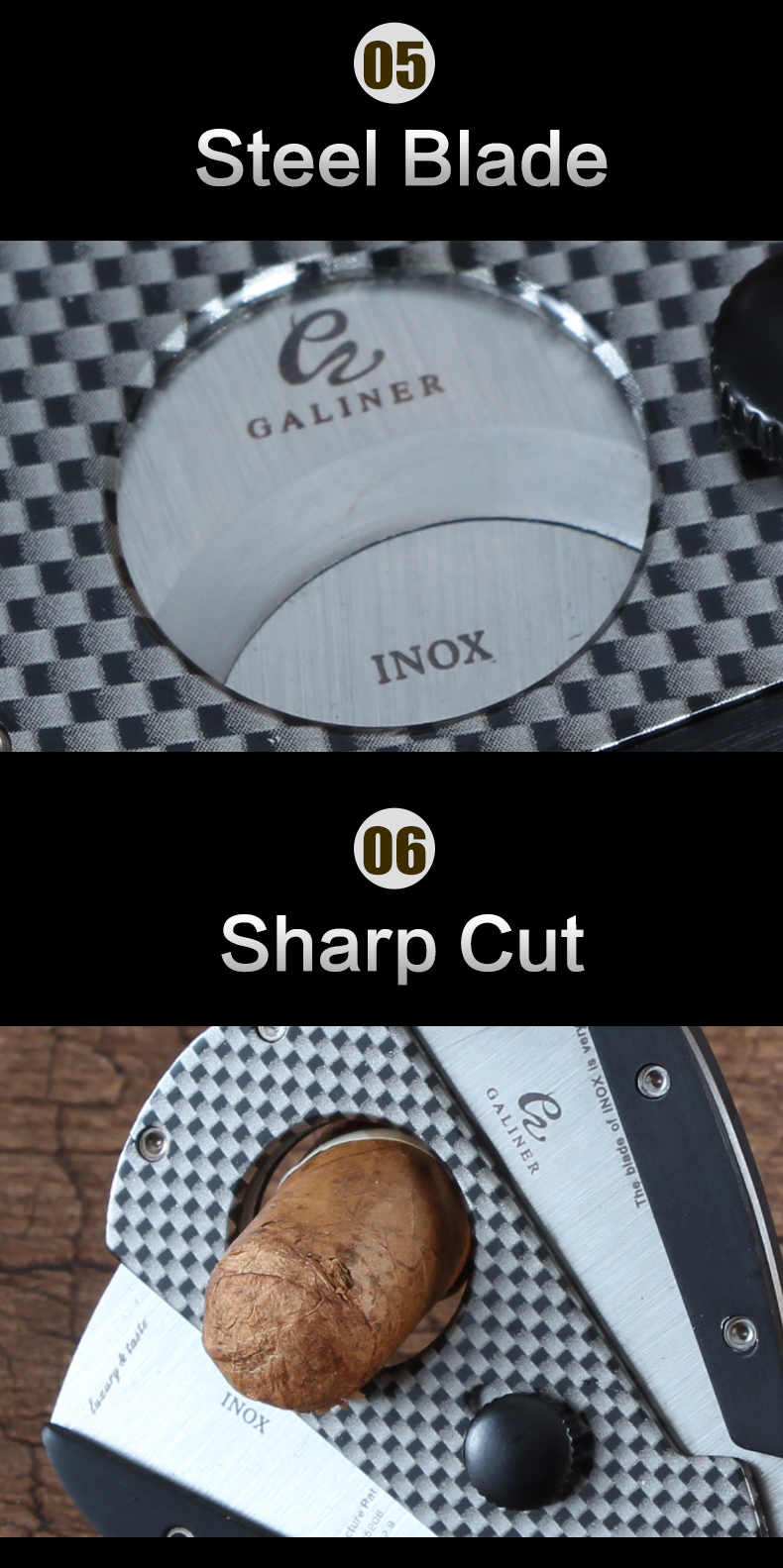 GALINER Cutter, Gas Lighter Set detail 12