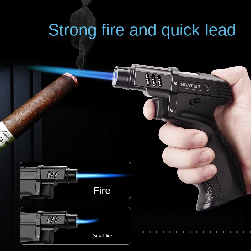 Windproof Jet Flame Torch Lighter Inflatable for Outdoor Camping BBQ detail 3 Windproof Jet Flame Torch Lighter Inflatable for Outdoor Camping BBQ detail 3