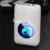 USB Rechargeable Flameless Windproof Acrylic Lighter Case - White Wolf