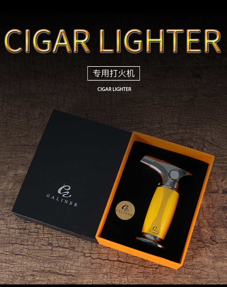 Luxury Torch Jet Lighter Galiner Red Flame detail 7