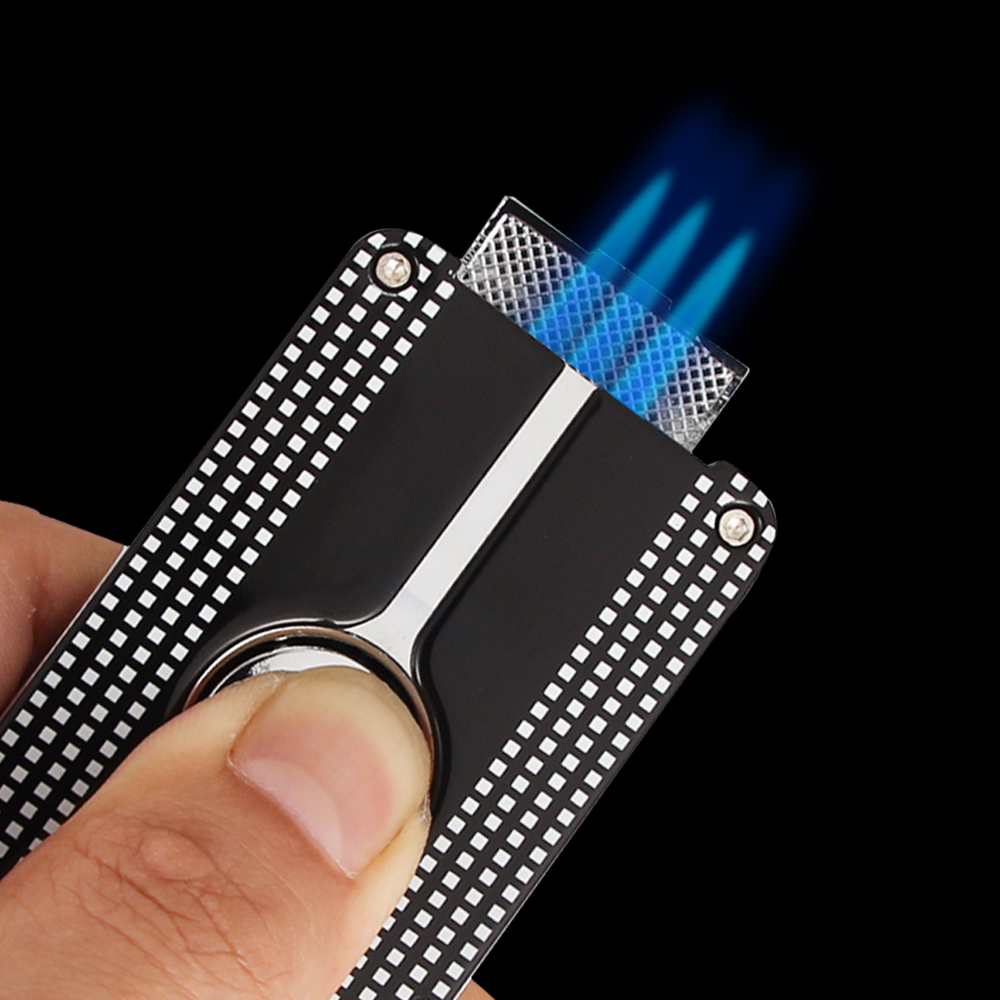 Galinier Metal Windproof Lighter 3 Jet Torch Butane Gas Middle Button Accessory detail 4 Galinier Metal Windproof Lighter 3 Jet Torch Butane Gas Middle Button Accessory detail 4