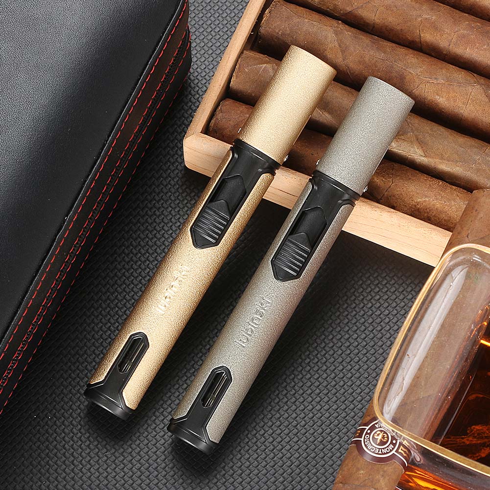 LUBINSKI Windproof Portable Lighter Blue Flame Butane Jet detail 4 LUBINSKI Windproof Portable Lighter Blue Flame Butane Jet detail 4