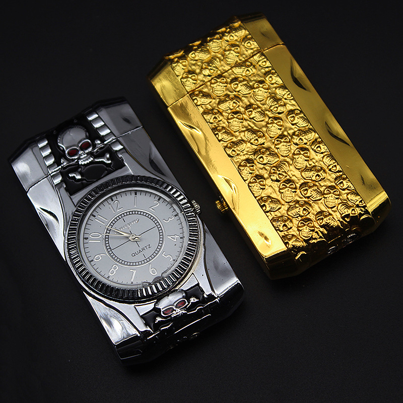Gold Watch Style Jet Torch Turbo Gas Lighter Luxurious Design detail 20