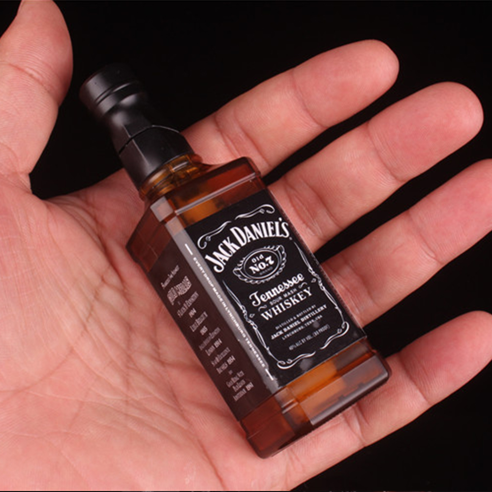 Whiskey Bottle Lighters Refillable Novelty Gift Idea for Wine Lovers detail 13