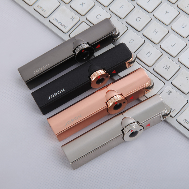 Jobon Triple Torch Butane Jet Metal Lighter detail 5 Jobon Triple Torch Butane Jet Metal Lighter detail 5
