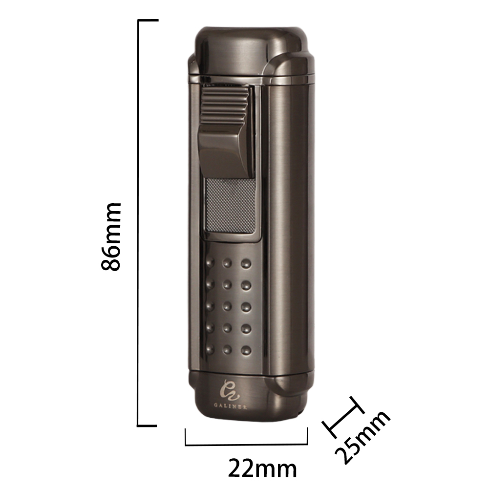 Galinor Lighter 4 Torch Jet Flames Adjustable Windproof Refillable detail 2 Galinor Lighter 4 Torch Jet Flames Adjustable Windproof Refillable detail 2