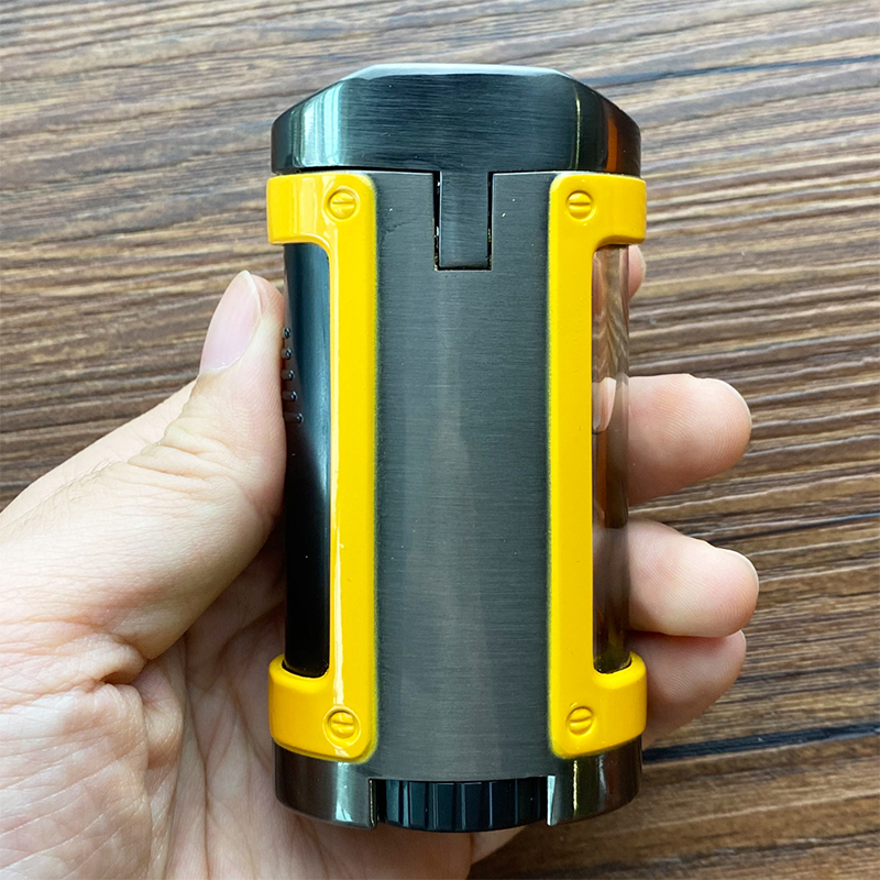 LUBINSKI Windproof Metal Lighter 4 Jet Torch detail 4 LUBINSKI Windproof Metal Lighter 4 Jet Torch detail 4