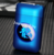 USB Rechargeable Flameless Windproof Acrylic Lighter Case - Blue Dragon