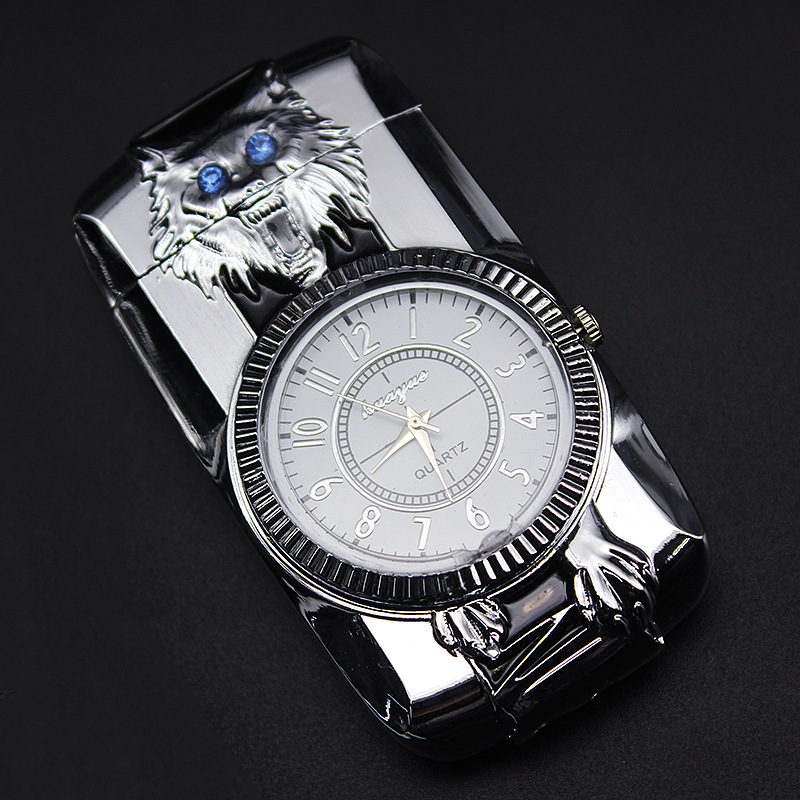 Gold Watch Style Jet Torch Turbo Gas Lighter Luxurious Design detail 28