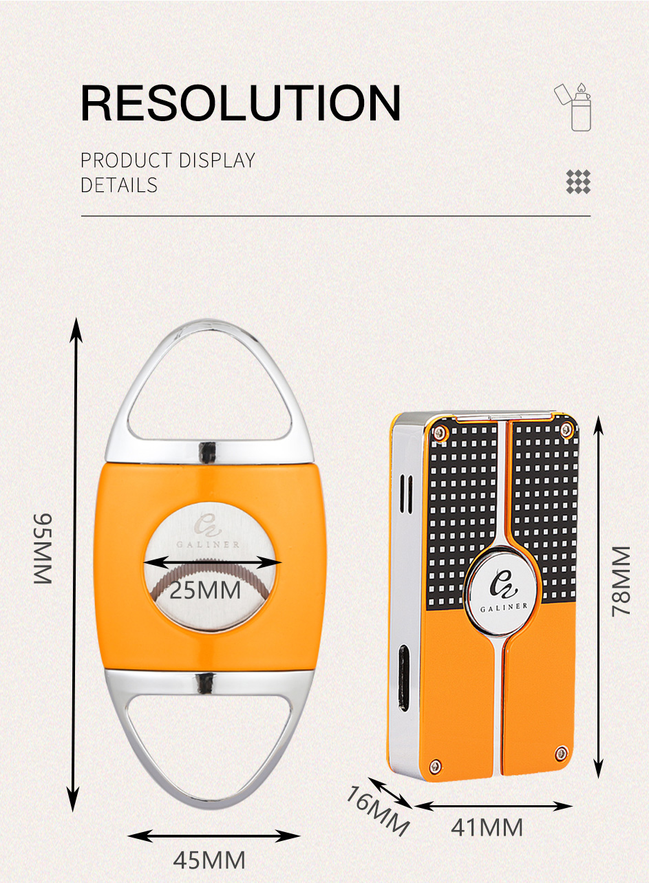 GALINER Classic Lighter and Cutter Set detail 8
