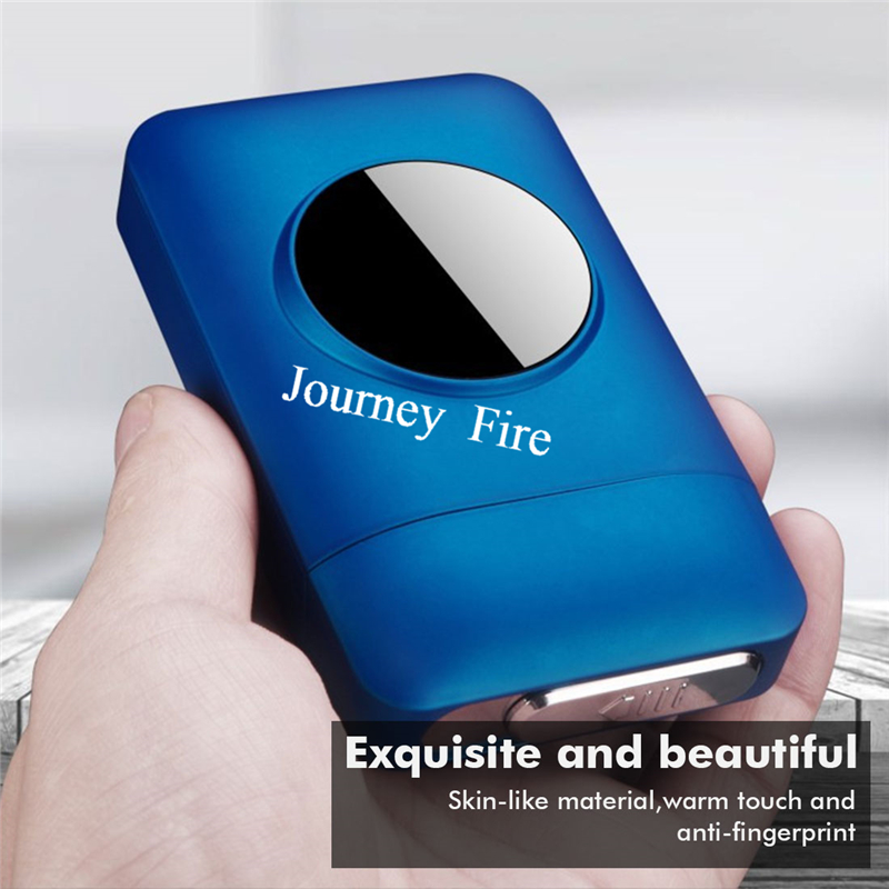 USB Rechargeable Flameless Windproof Acrylic Lighter Case detail 14