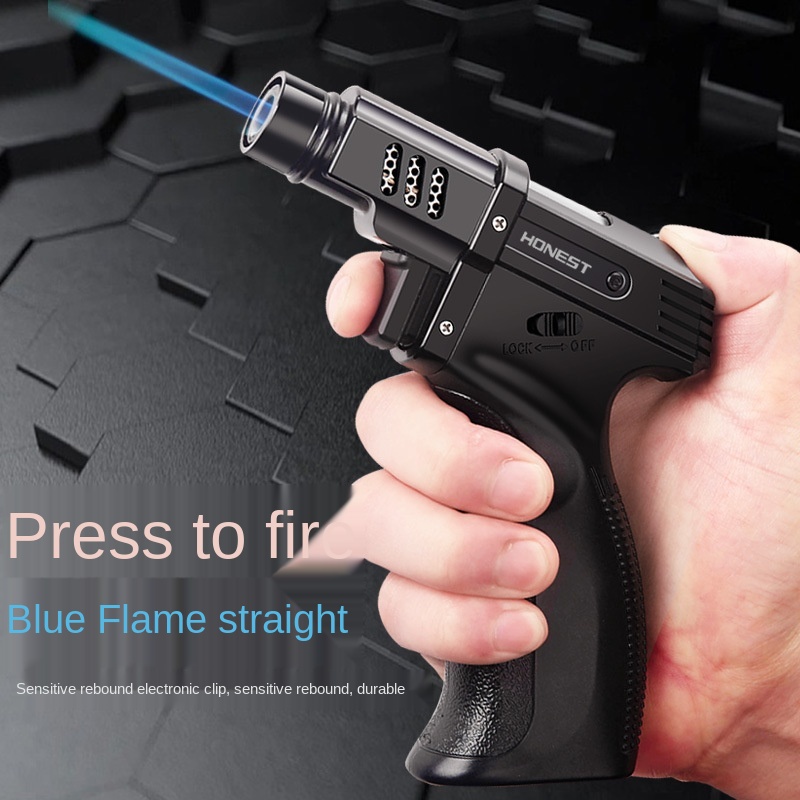Windproof Jet Flame Torch Lighter Inflatable for Outdoor Camping BBQ detail 4 Windproof Jet Flame Torch Lighter Inflatable for Outdoor Camping BBQ detail 4