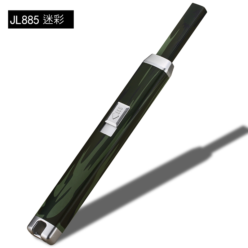 Rechargeable Windproof USB Electric Lighter Flameless Optional Color - 3