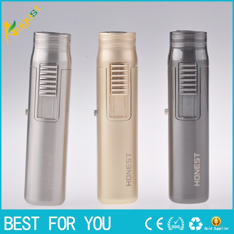 Mini Windproof Torch Gas Butane Lighter Random Color Inflatable Jet Lighter detail 7