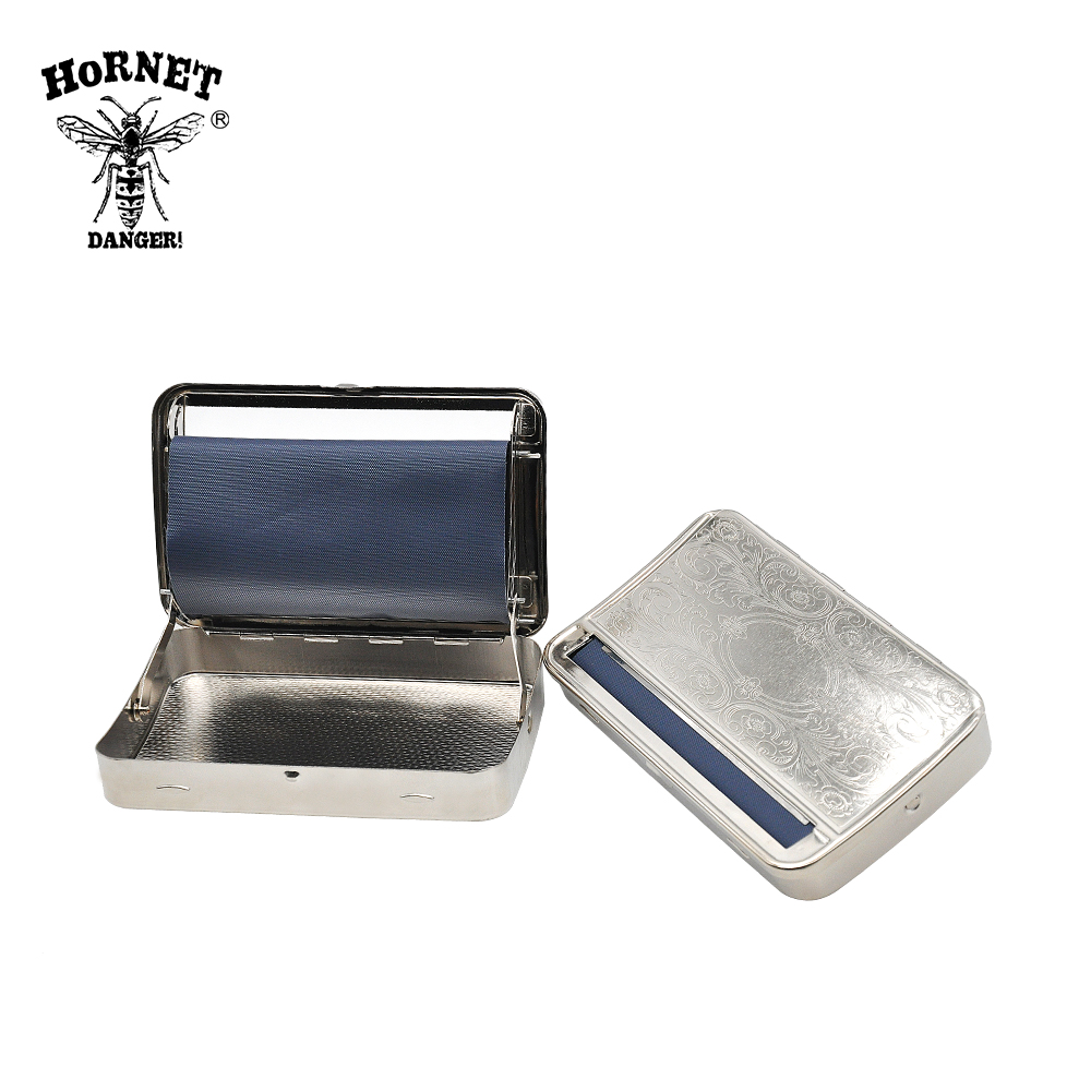 Metal Automatic Cigarette Rolling Machine Box for 110MM King Size Tobacco Papers