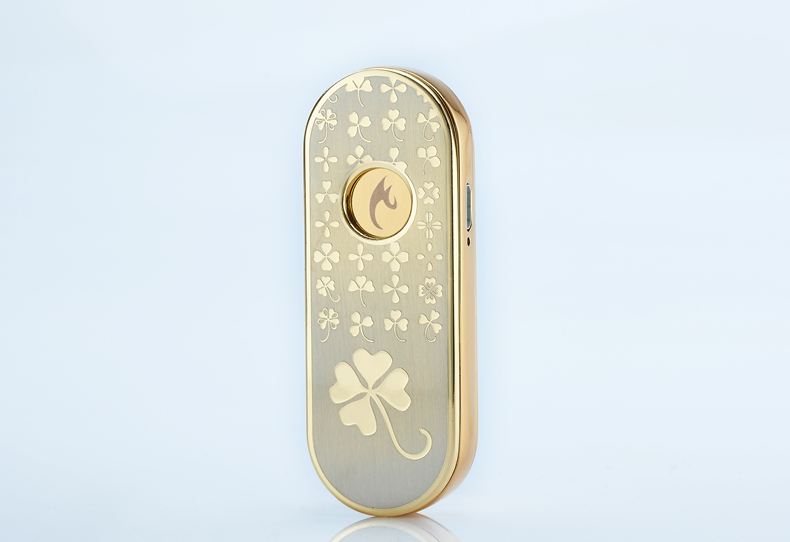 Oval Shape Metal USB Lighter Flameless Lighter 2PCS detail 11