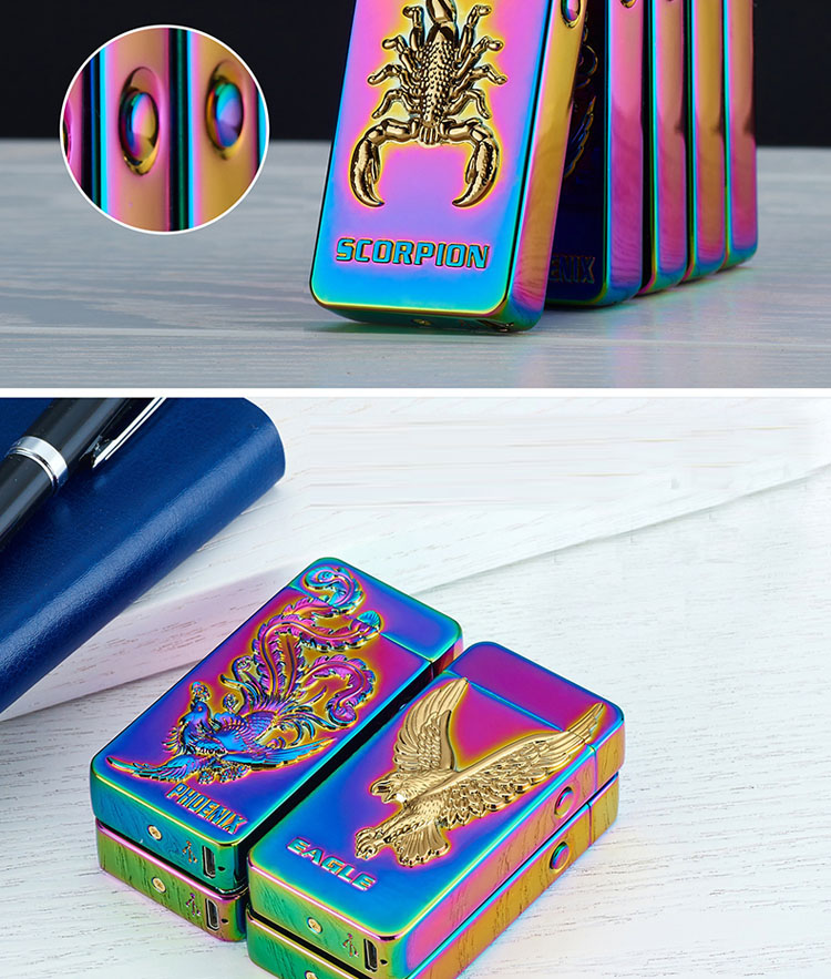 Dragon Eagle USB Rechargeable Double Arc Lighter Portable Creative Ignition Gift for Friends and Family detail 8