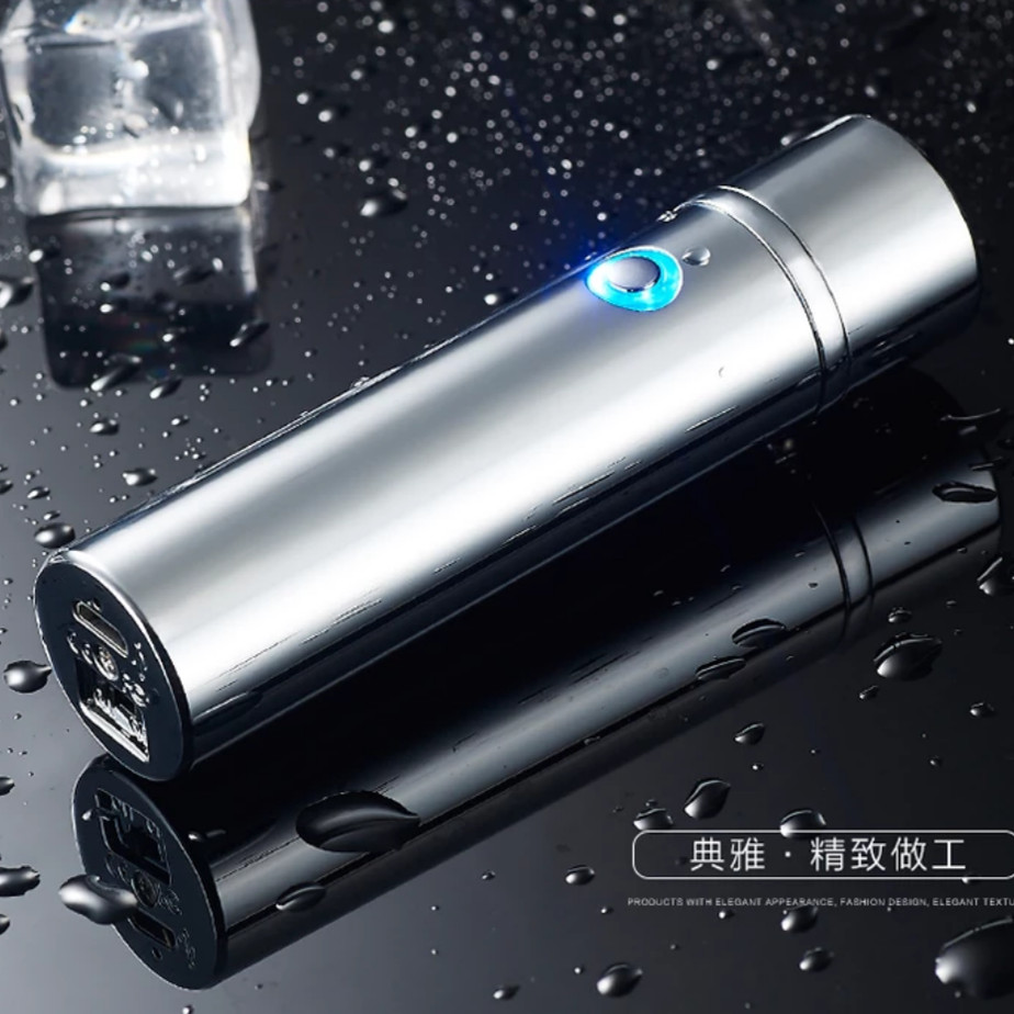 Double Arc Pulse USB Windproof Lighter with Safety Lock detail 2 Double Arc Pulse USB Windproof Lighter with Safety Lock detail 2