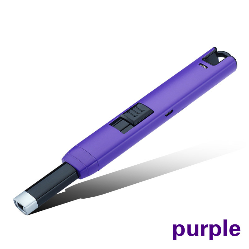 Rechargeable Windproof USB Electric Lighter Flameless Optional Color - 15