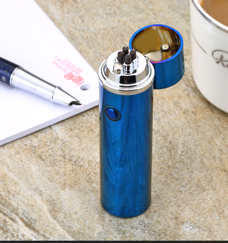 Double Arc Pulse USB Windproof Lighter with Safety Lock detail 14