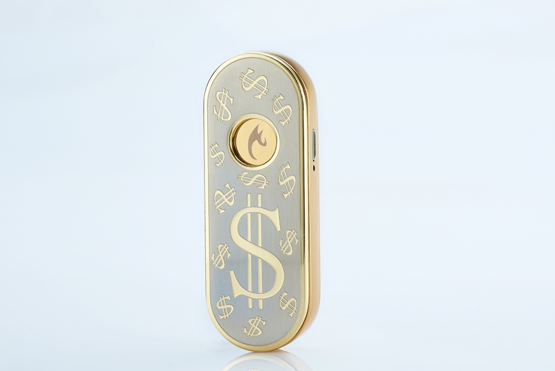 Oval Shape Metal USB Lighter Flameless Lighter 2PCS detail 2 Oval Shape Metal USB Lighter Flameless Lighter 2PCS detail 2