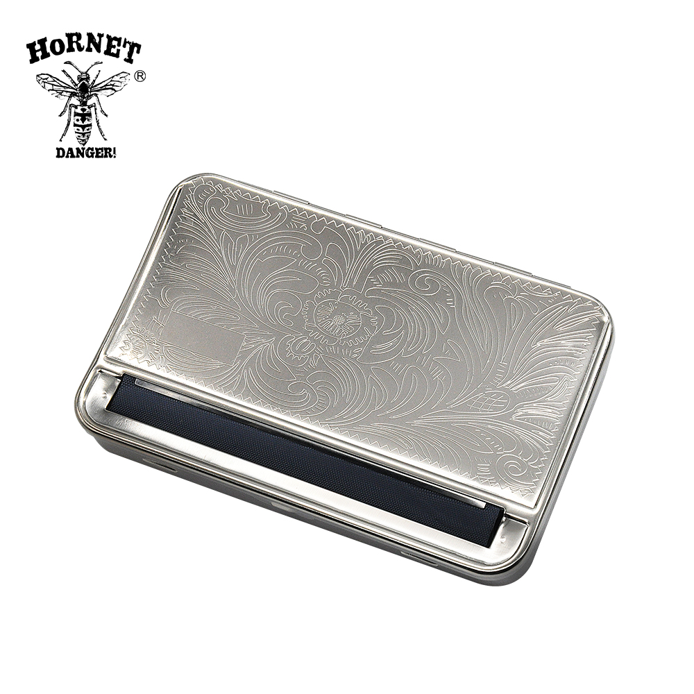 Metal Automatic Cigarette Rolling Machine Box for 110MM King Size Tobacco Papers