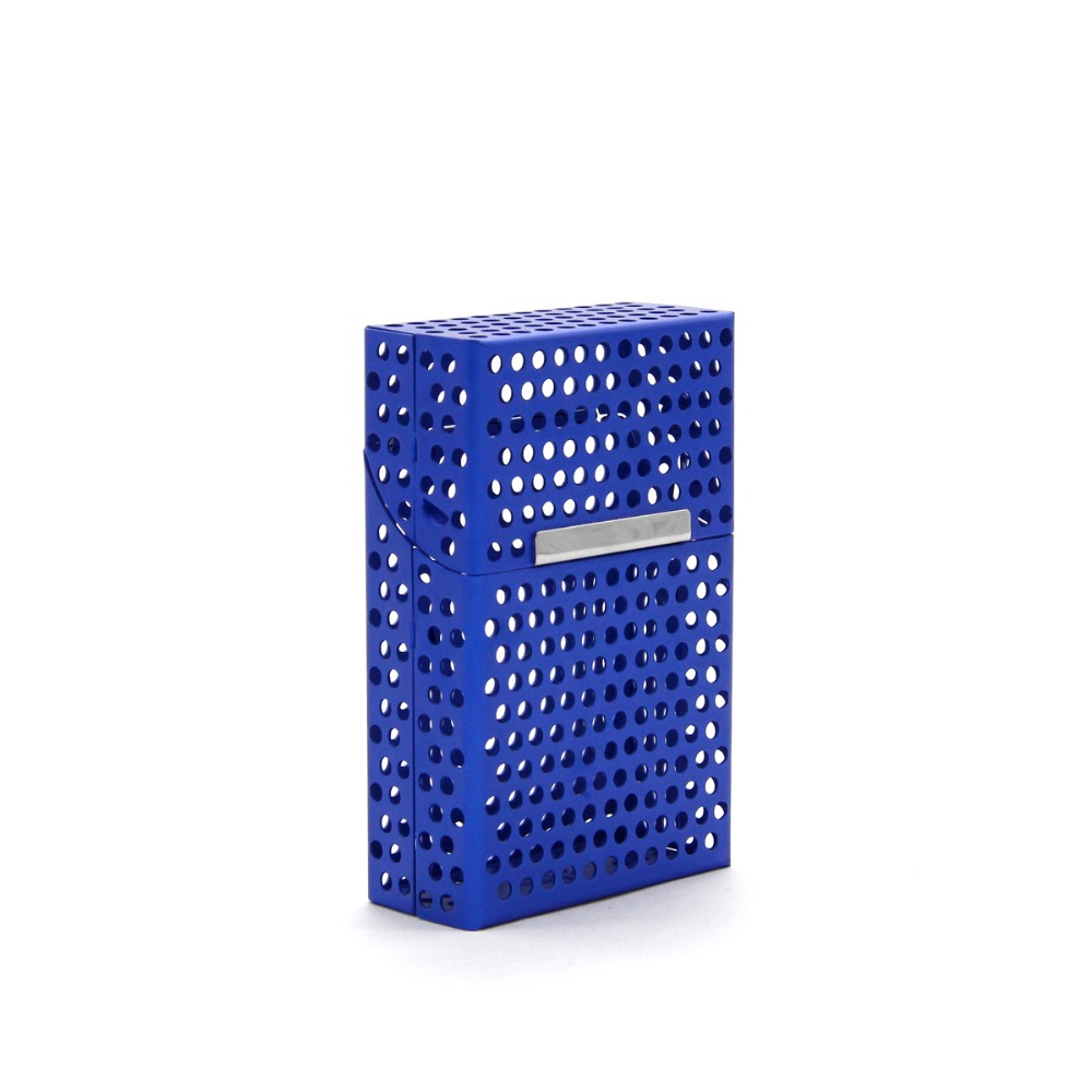 Aluminium Anti-Press Cigarette Protector Holder Case Hollow Design