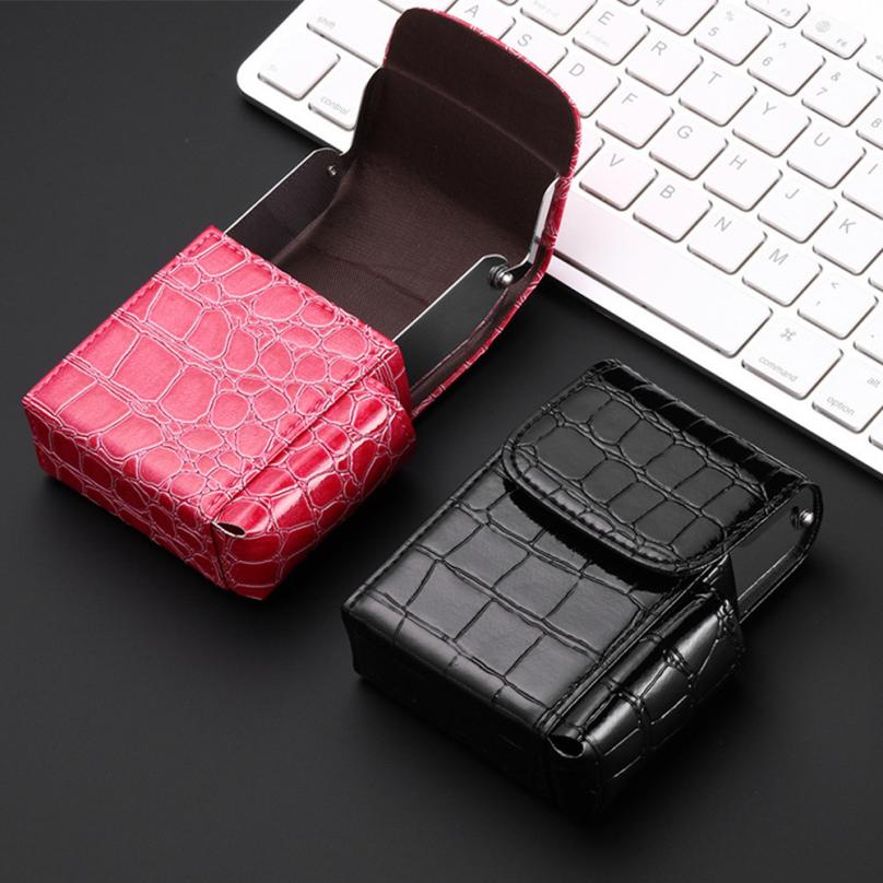 Leather Pocket Cigarette Tobacco Holder Case Portable Business Storage Pouch
