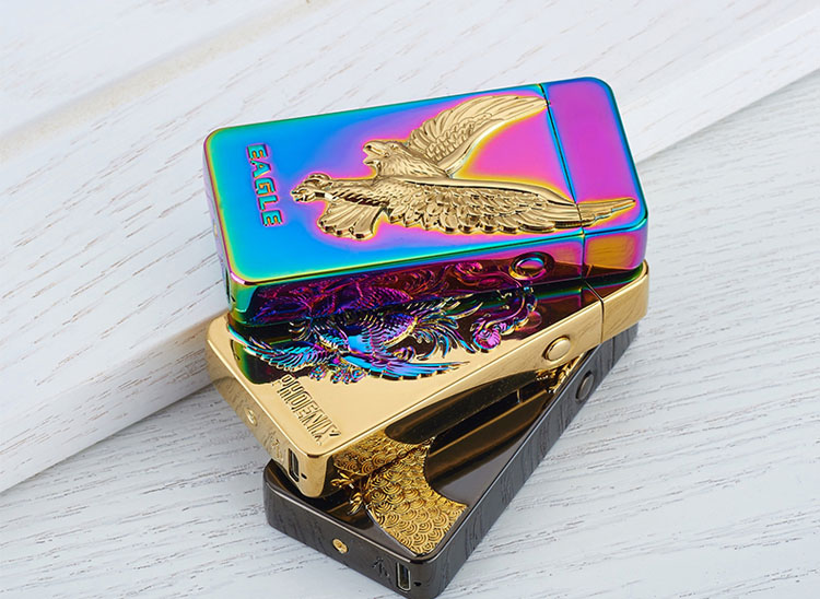 Dragon Eagle USB Rechargeable Double Arc Lighter Portable Creative Ignition Gift for Friends and Family detail 9