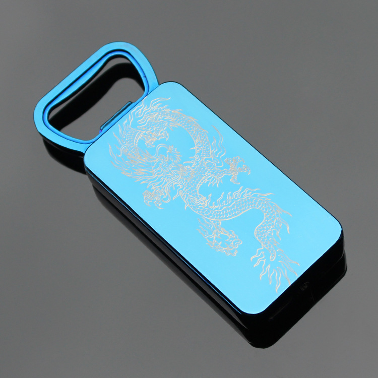 Multifunctional USB Rechargeable Lighter with Beer Bottle Opener Windproof 2 Pack detail 11