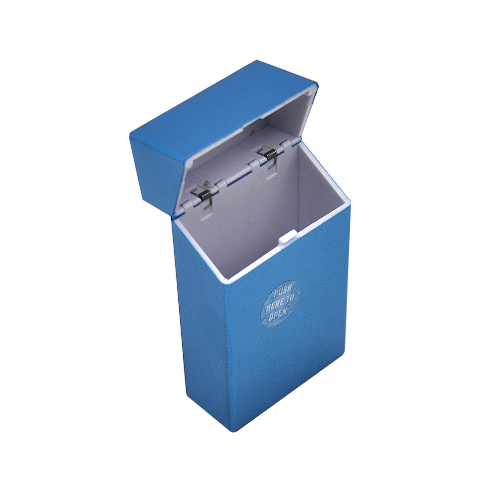 King Size Plastic Cigarette Case Holds 20 Portable Cigarette Box