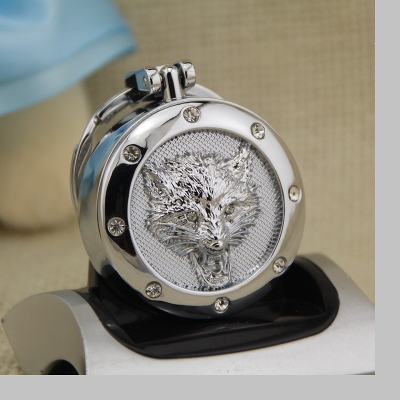 Dragon Wolf Head Key Hanger USB Charging Cigarette Lighter Dual Purpose